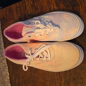 Vans Doheny Era Sneakers - Tie Dye - Size 6 / 7.5 Missy Cotton Candy Glitter New